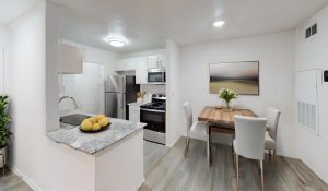 Kitchen and dining room