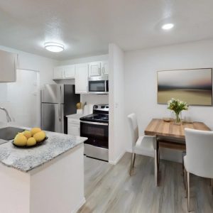Kitchen and dining room
